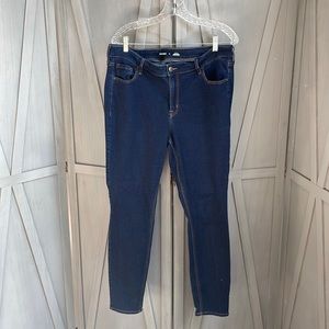 Dark denim jeans